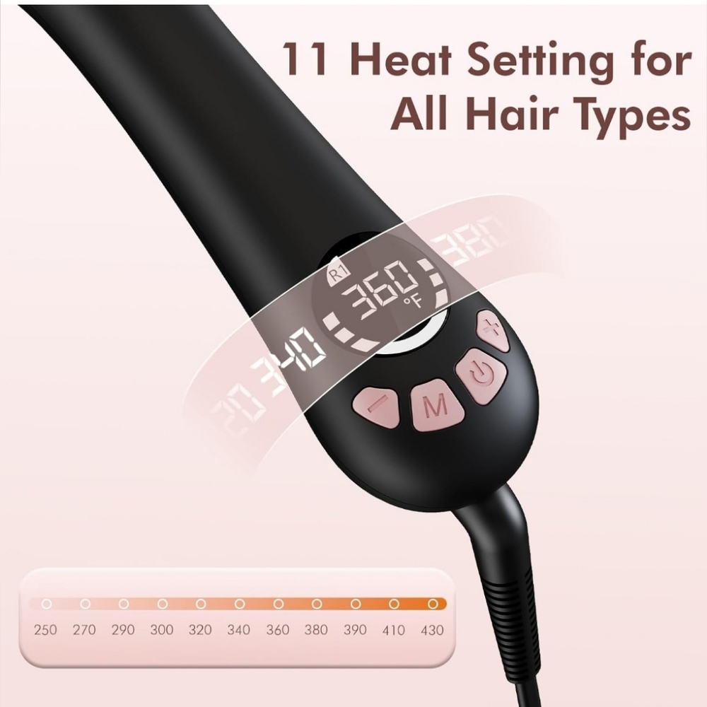 Hittiona 1" rotation curling iron - Picture 5 of 6